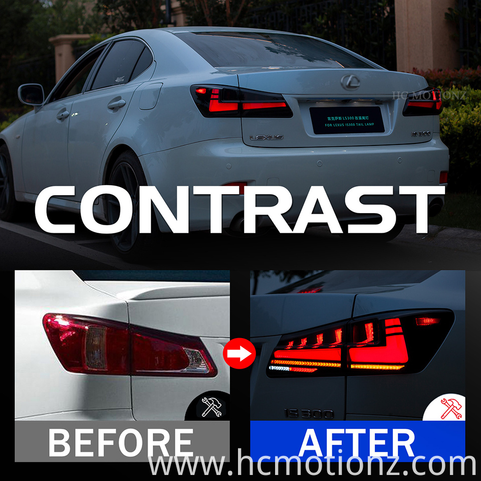 HCMOTIONZ LED Tail Light For Lexus IS250 IS350 ISF 20062012 China